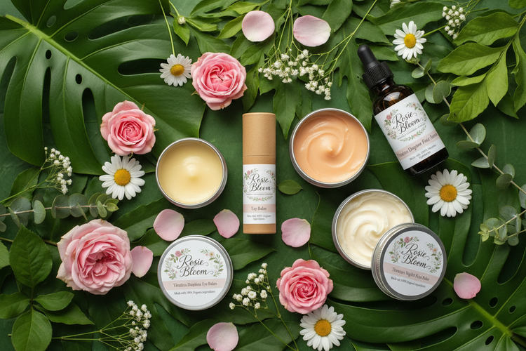 Timeless Anti-Aging Skincare Collection - Organic & Handmade - RosieBloom