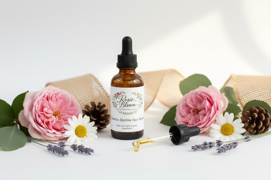 Bottle with Dropper and Botanicals